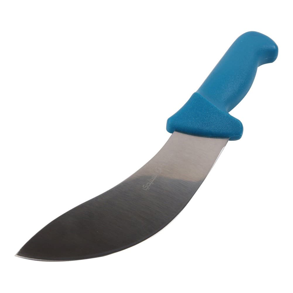ALSANIDI, Butcher Stainless steel knife, Kitchen knife, Turquoise, Size 6 inch