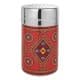 ALSANIDI, Najdi Inscription Steel Spices Storage, Tea, coffee and sugar storage for trips, Red, Size 7*12.5 Cm