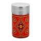 ALSANIDI, Najdi Inscription Steel Spices Storage, Tea, coffee and sugar storage for trips, Red, Size 7*12.5 Cm