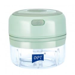 DPT, USB charging Electric onion chopper, Electric garLic slicer, Green, capacity 100 ml