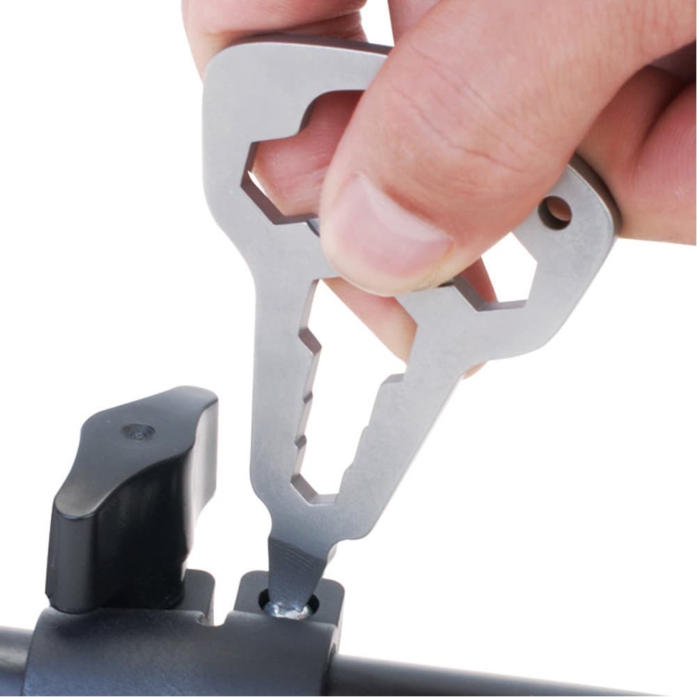 DPT, Stainless Steel Multi-Function Key, Silver