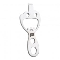 DPT, Stainless Steel Multi-Function Key, Silver