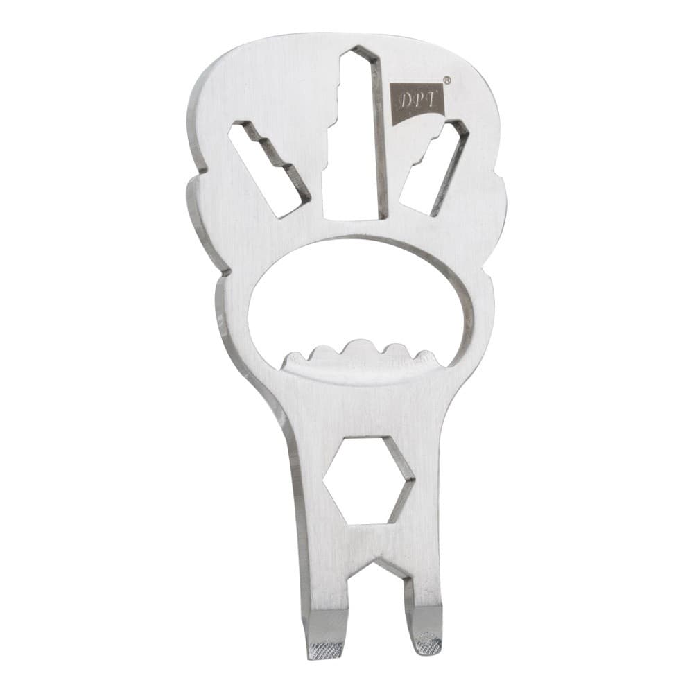 DPT, Stainless Steel Multi-Function Key, Silver