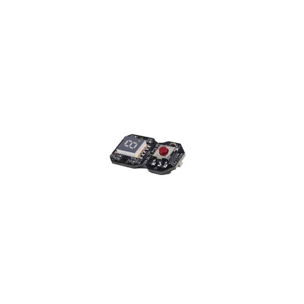 DPT, Push Button with Digital Screen Flashlight, Multicolored 