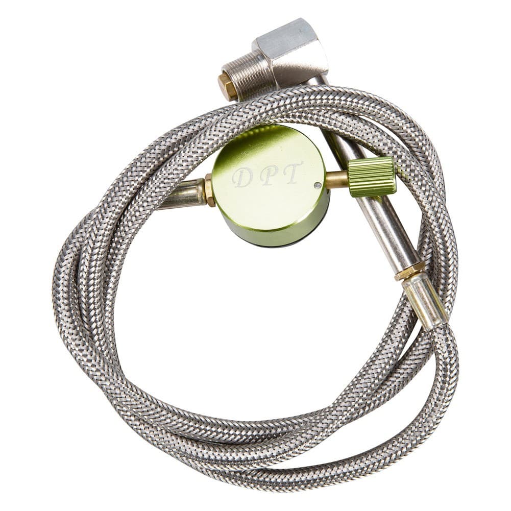 DPT, Circular metal faucet key for gas, Green