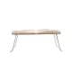 ALSANIDI, Multi-Purpose Foldable Table, Foldable Table for Outdoor and Home Gardens, Beige, Size 28*45 Cm