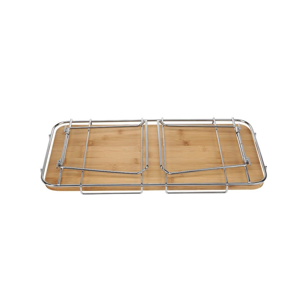 ALSANIDI, Multi-Purpose Foldable Table, Foldable Table for Outdoor and Home Gardens, Beige, Size 28*45 Cm