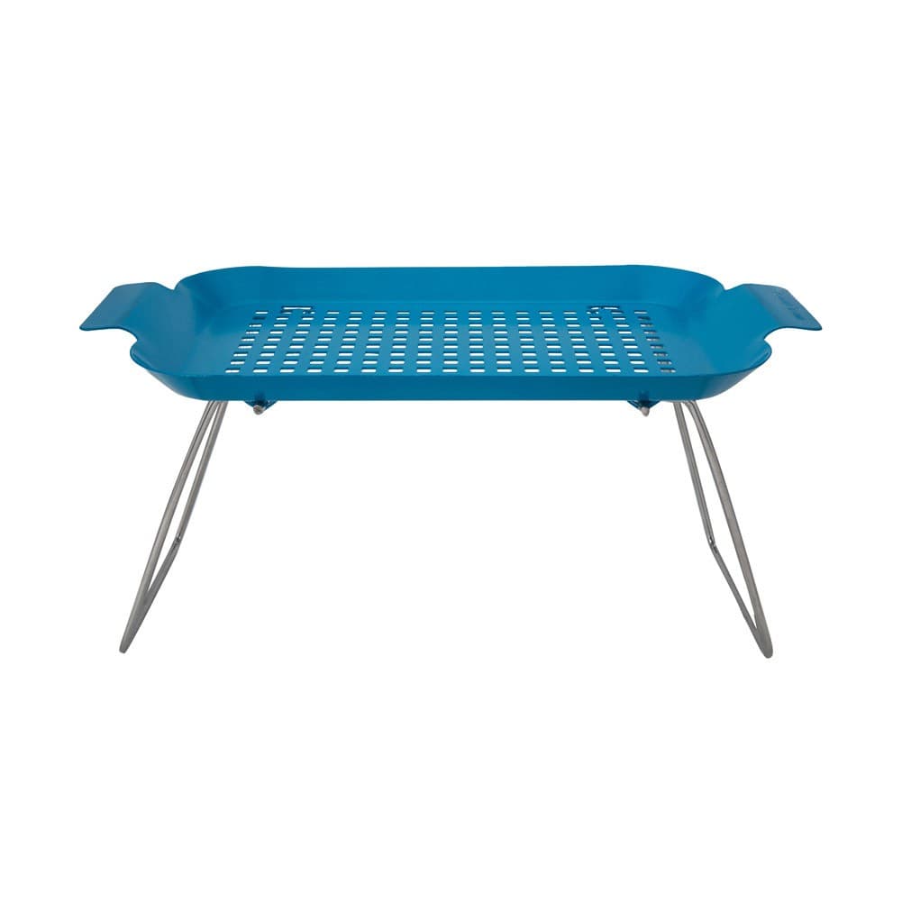 ALSANIDI, Galvanized iron utensiL drying table, Drying Rack, Turquoise, Size 50*30 Cm