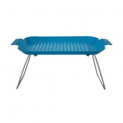 ALSANIDI, Galvanized iron utensiL drying table, Drying Rack, Turquoise, Size 50*30 Cm