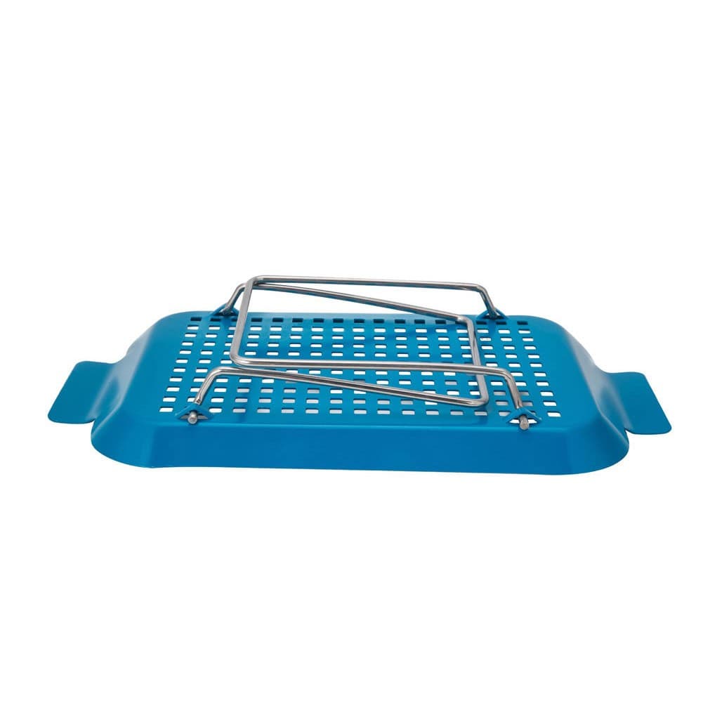 ALSANIDI, Galvanized iron utensiL drying table, Drying Rack, Turquoise, Size 50*30 Cm