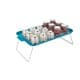 ALSANIDI, Galvanized iron utensiL drying table, Drying Rack, Turquoise, Size 50*30 Cm