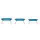 ALSANIDI, Galvanized iron utensiL drying table, Drying Rack, Turquoise, Size 50*30 Cm