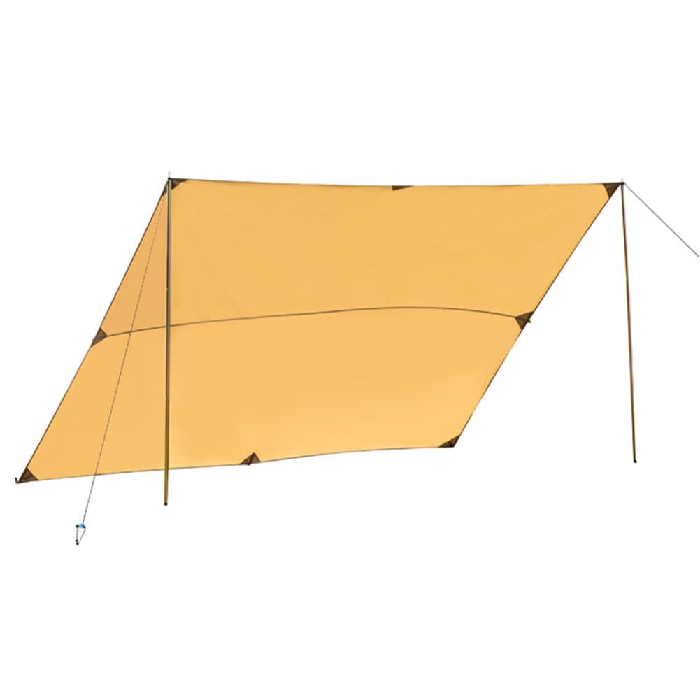 DPT, Cotton Road Trip Camping Tent, Portable Car Umbrella, Beige, Size 292*400*185 Cm