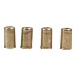 ALSANIDI, 4 small copper compression fittings, Gold, Set 4 pcs