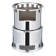 ALSANIDI, Charcoal stove, Charcoal burner, Silver, Size 16*22 Cm