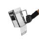 ALSANIDI, Charcoal and Firewood Torch, Chef cooking stove burners, Silver, Size 15.5*18*29 Cm