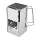 ALSANIDI, Charcoal and Firewood Torch, Chef cooking stove burners, Silver, Size 15.5*18*29 Cm