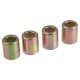 ALSANIDI, 4 large copper compression fittings, Gold, Set 4 pcs