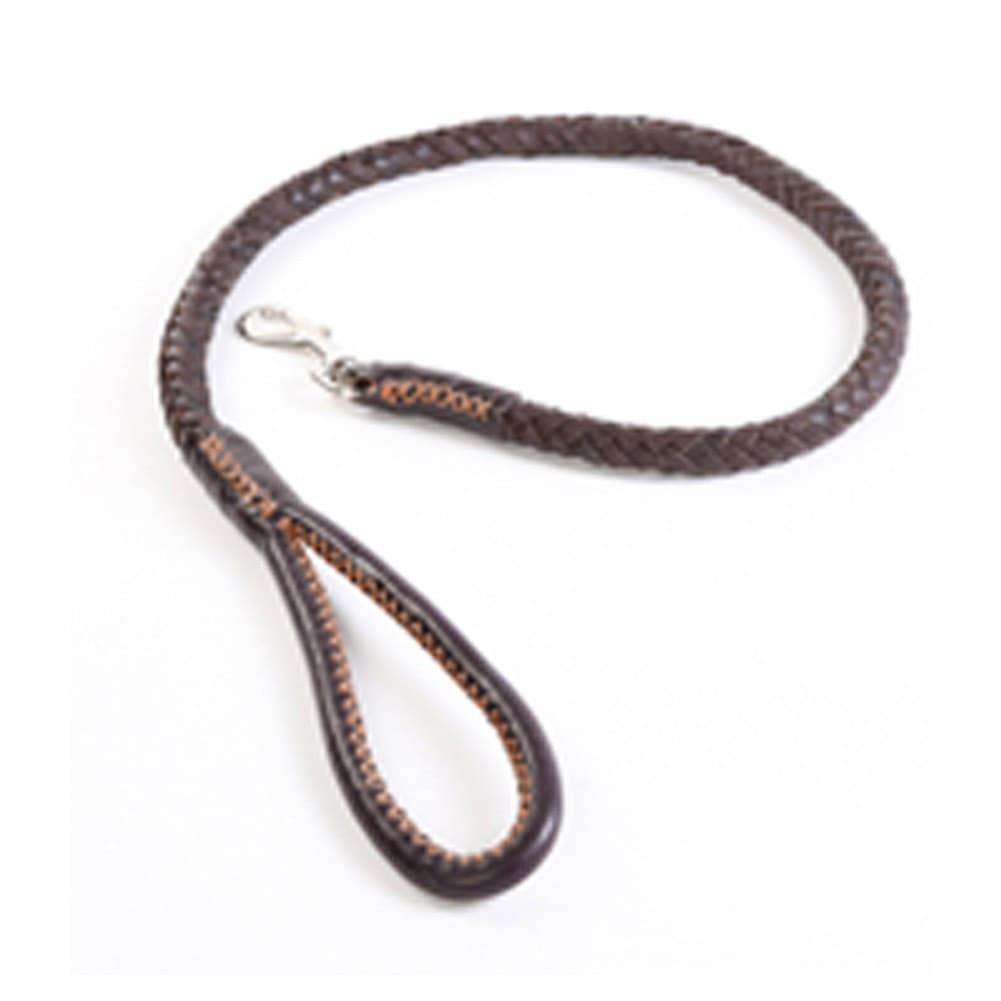 ALSANIDI, leather Climbing Rope, Brown