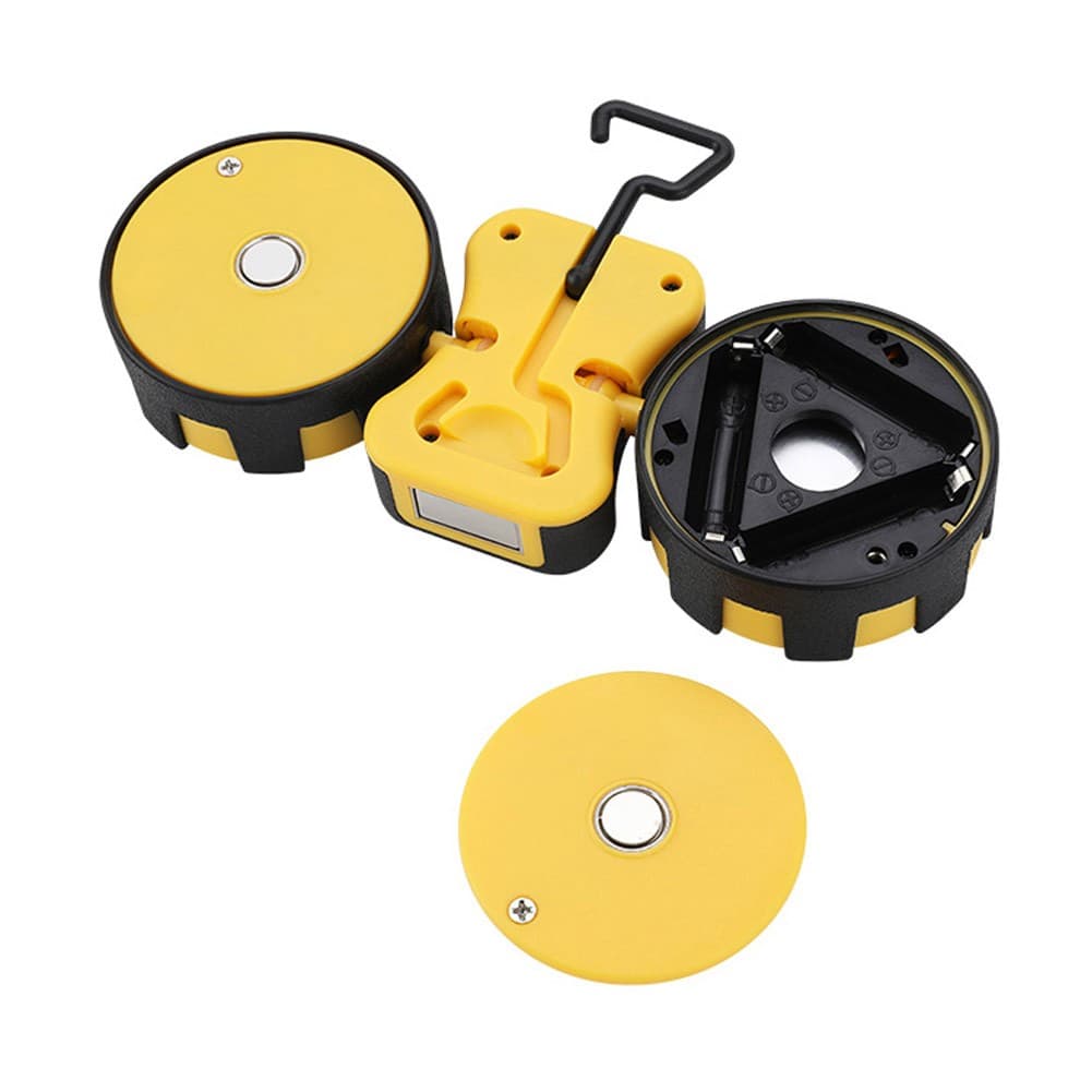 ALSANIDI, LED Flashlight for Camping, Handheld Flashlight, Black*Yellow