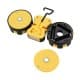 ALSANIDI, LED Flashlight for Camping, Handheld Flashlight, Black*Yellow