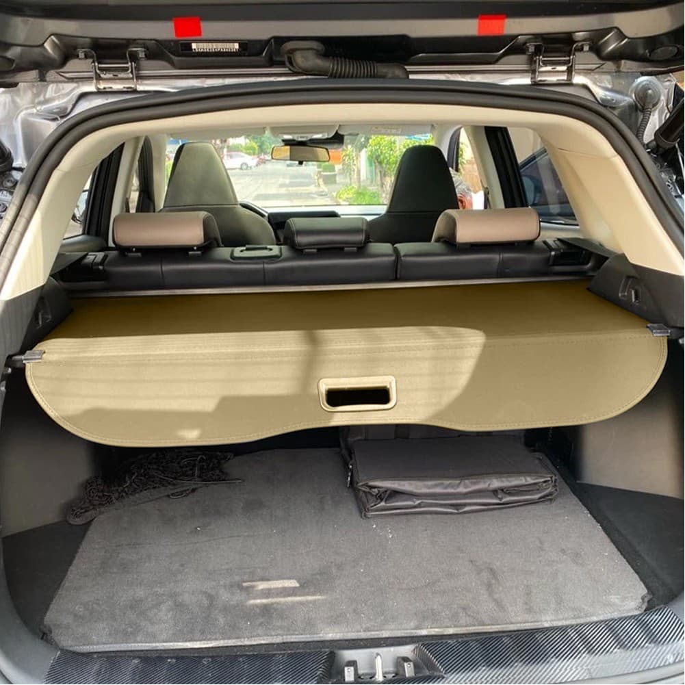 DPT, 2014 RAV4 Car Fiberglass Rear Cabin Cover, Car Trunk Cover, Beige