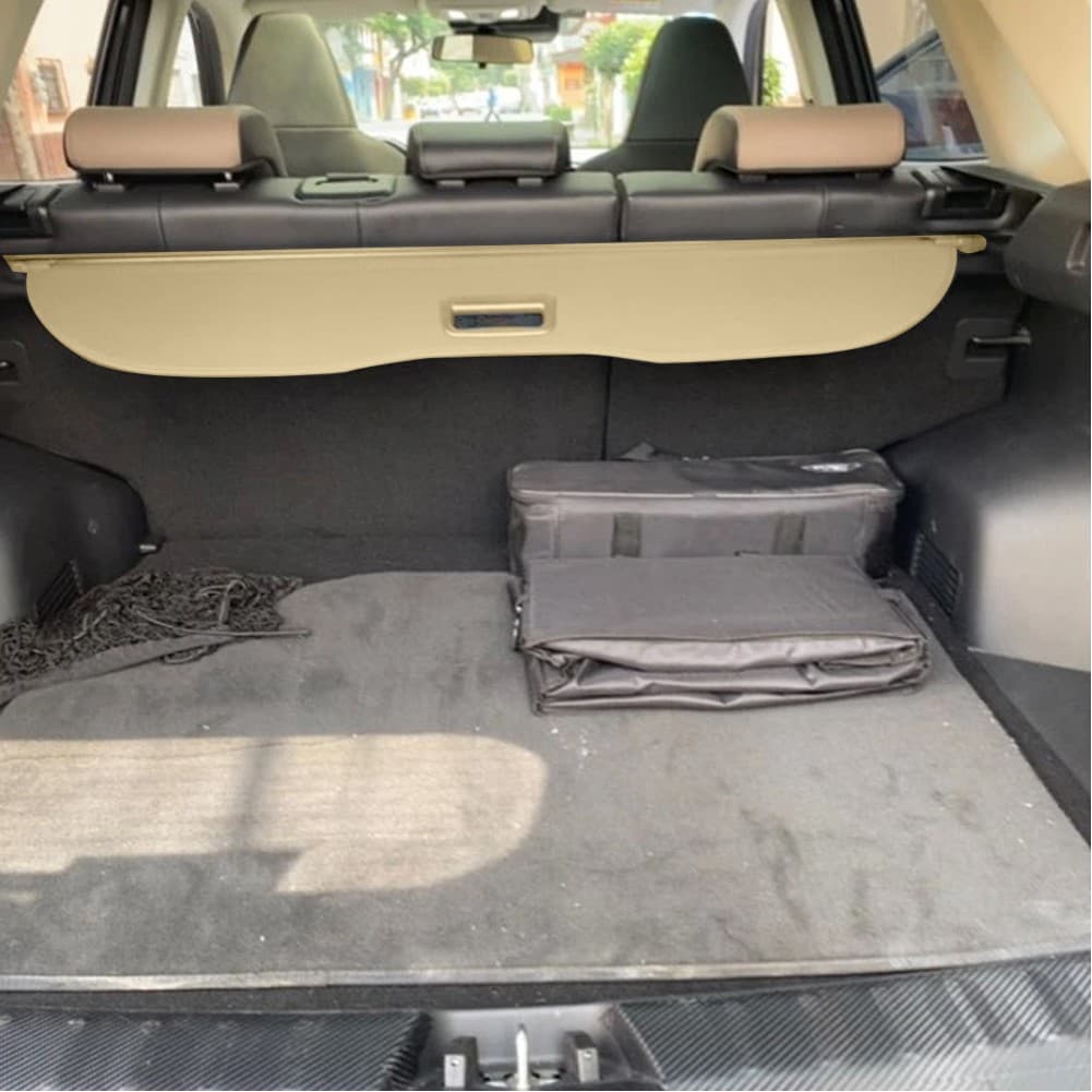 DPT, 2014 RAV4 Car Fiberglass Rear Cabin Cover, Car Trunk Cover, Beige