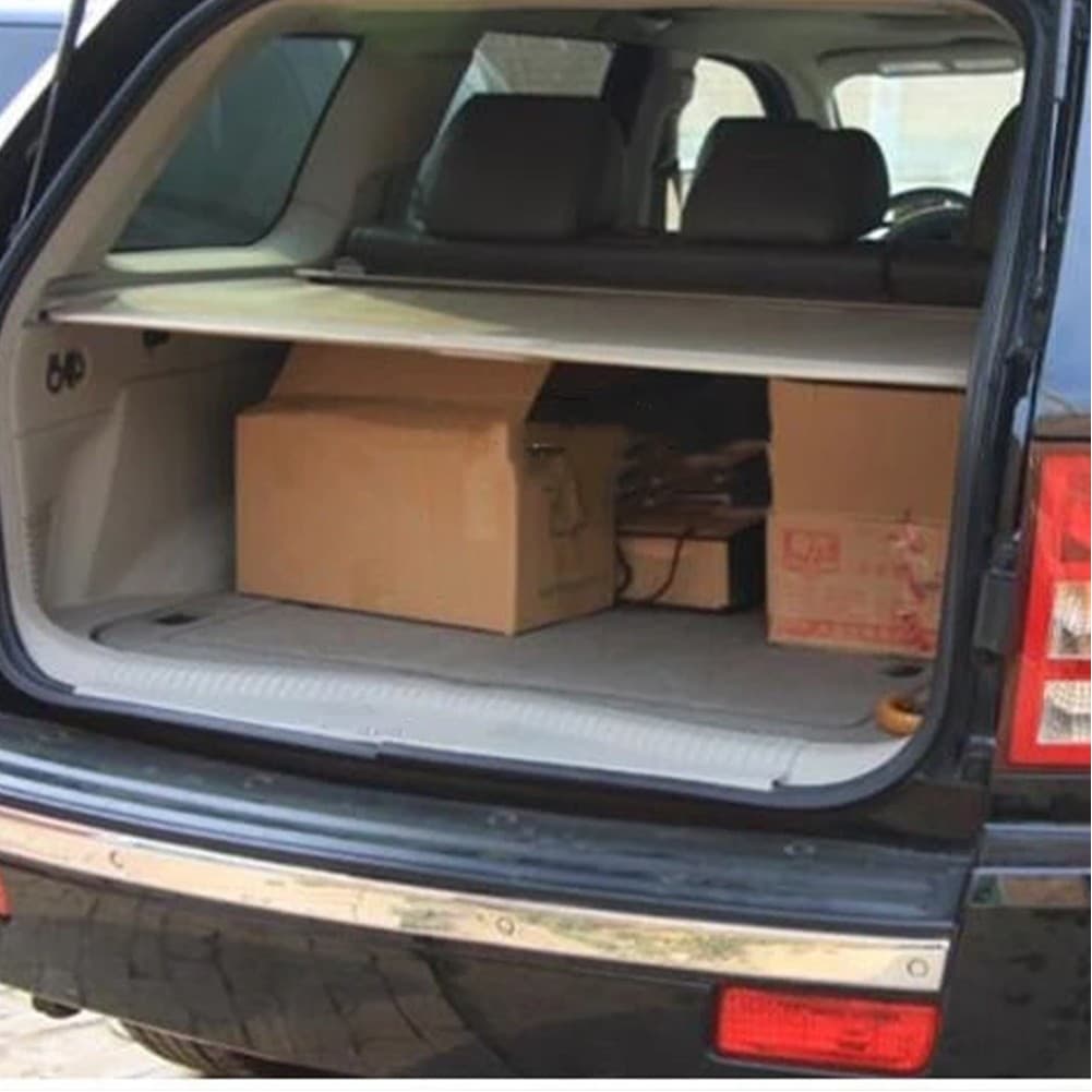 DPT, 2014 RAV4 Car Fiberglass Rear Cabin Cover, Car Trunk Cover, Beige