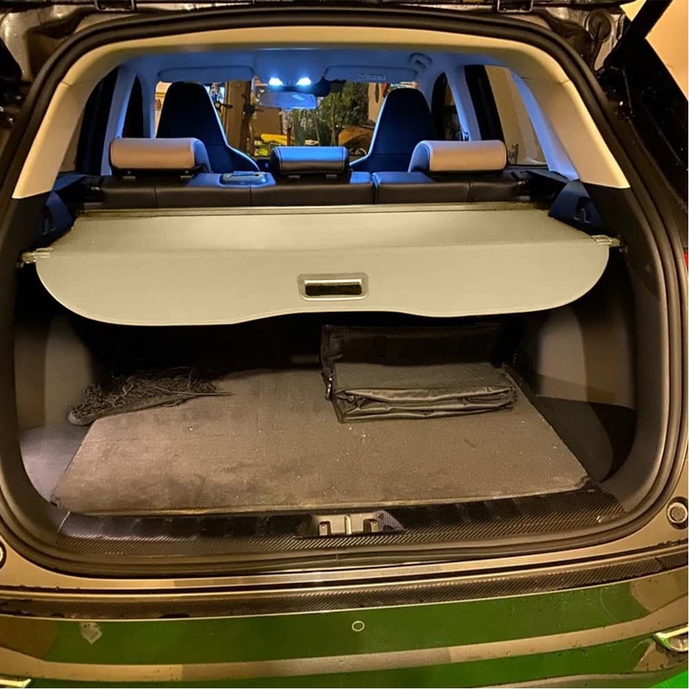 DPT, 2014 RAV4 Car Fiberglass Rear Cabin Cover, Car Trunk Cover, Beige