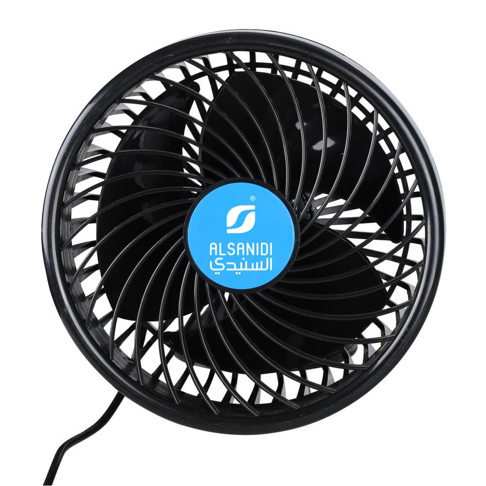 ALSANIDI, Portable Air Fan, Small Fan, Black, Size 6 inch Small
