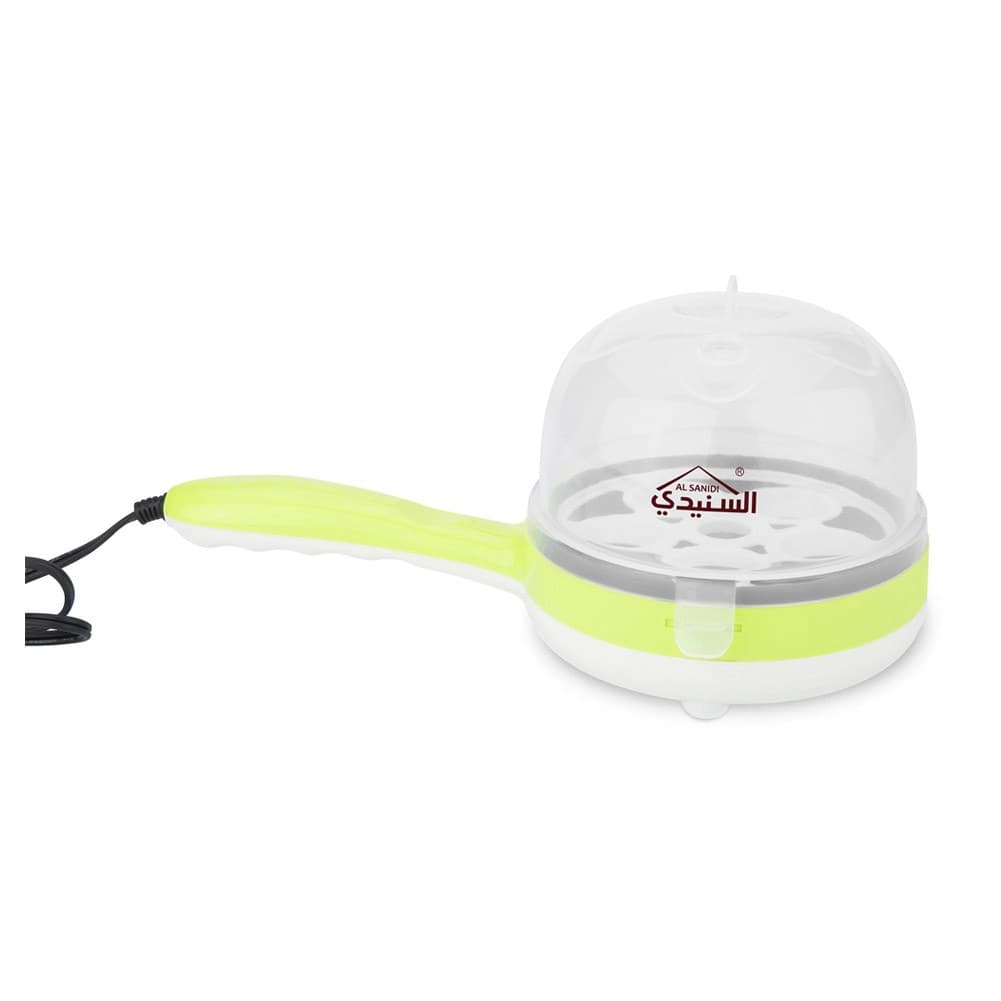 ALSANIDI, Electric Frying Pan, Travel Electric Frying Pan on the Car's lighter, Green, Size 15*30 Cm