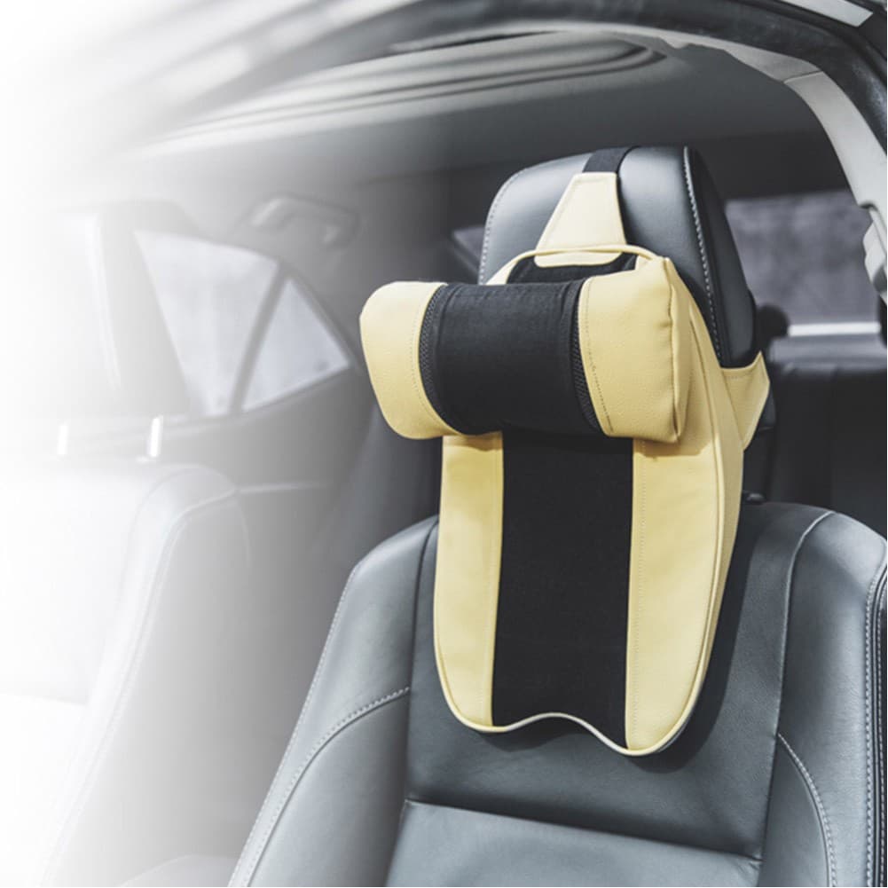 ALSANIDI, Car back cushion, Beige, Size 24*36 Cm