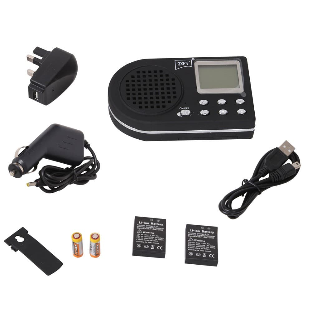 DPT, Portable MP3 Player for Trips, Black