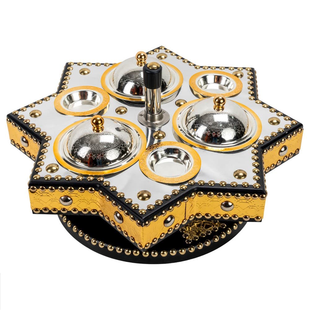 ALSANIDI, Dates and Nuts Heritage Hospitality Set, Date Palm Squeezer, Black