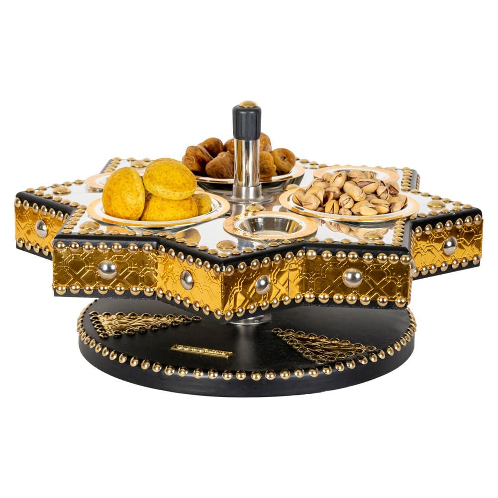 ALSANIDI, Dates and Nuts Heritage Hospitality Set, Date Palm Squeezer, Black