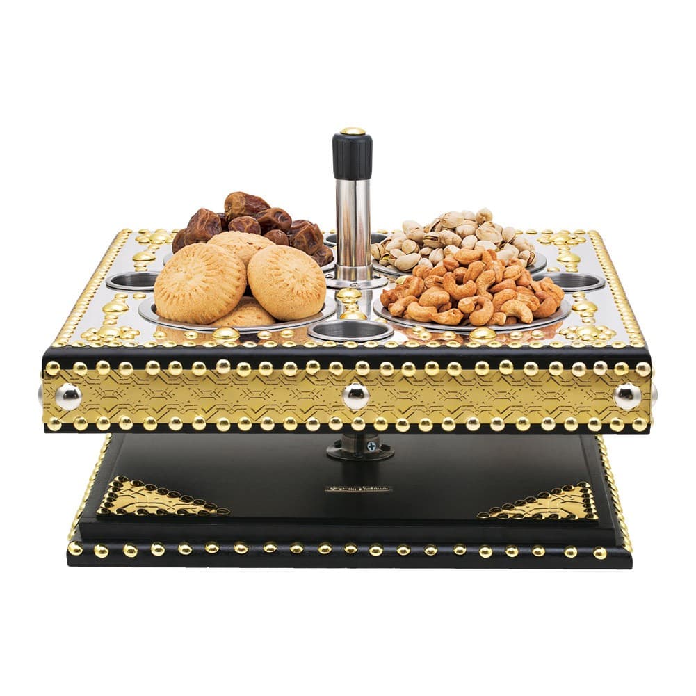 ALSANIDI, Dates and Nuts Heritage Hospitality Set, Date Palm Squeezer, Black