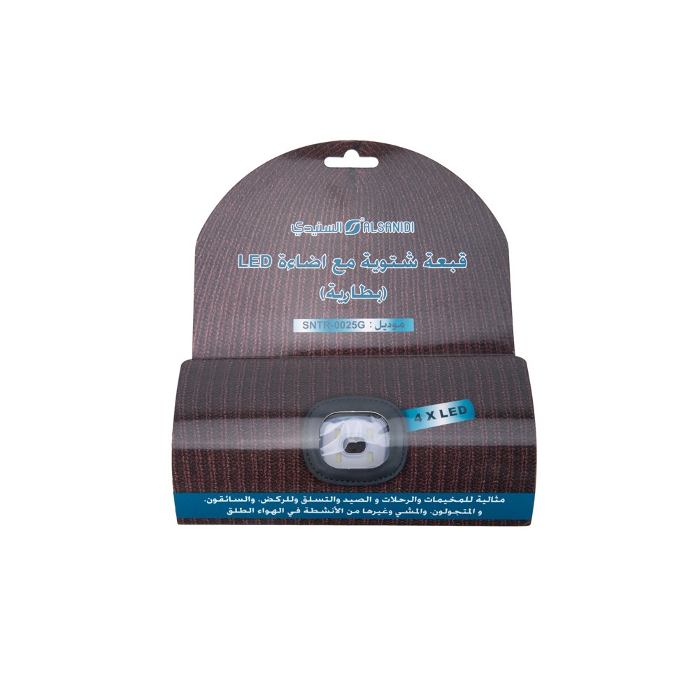 ALSANIDI, Winter Hat, Men's Winter Hat, Gray
