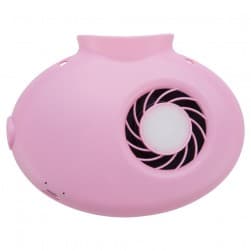 ALSANIDI, Portable Air Fan, Small Fan, Pink Light