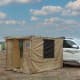 DPT, Tent for Side Car, Portable Car Umbrella, Kaki, Size 200*300 Cm