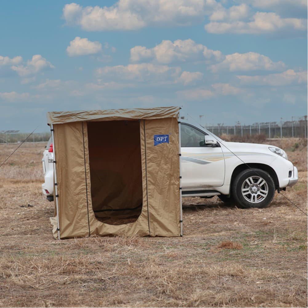DPT, Tent for Side Car, Portable Car Umbrella, Kaki, Size 200*300 Cm