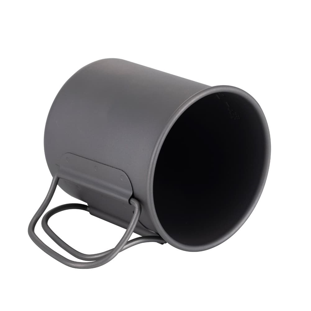 DPT, Titanium cup for trips and hiking, Gray, capacity 300 ml