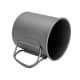 DPT, Titanium cup for trips and hiking, Gray, capacity 375 ml