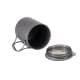 DPT, Titanium cup for trips and hiking, Gray, capacity 300 ml