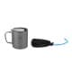 DPT, Titanium cup for trips and hiking, Gray, capacity 300 ml