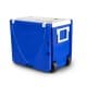 DPT, Fiberglass Table with Chairs for Camping, Foldable Table for Outdoor and Home Gardens, Blue*White, Size 105*49*42 Cm