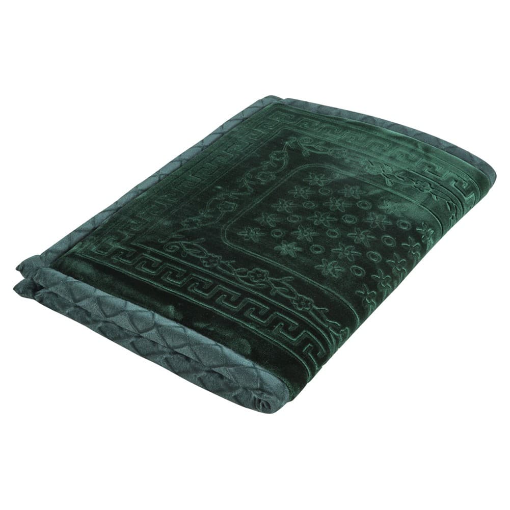ALSANIDI, Memori Foam Prayer Rug, Comfortable Foam Prayer Rug, Green Dark, Size 80*115 Cm