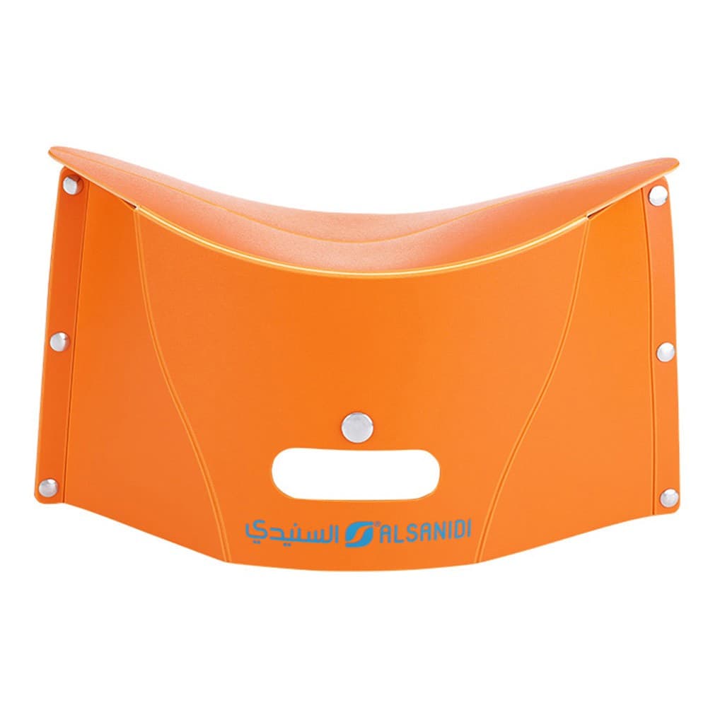 ALSANIDI, Ground Camping and Garden Chair, Trips Chair, Orang, Size 14*30*19 Cm