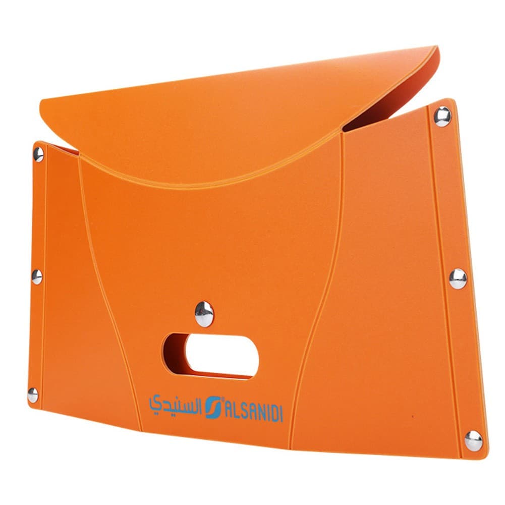 ALSANIDI, Ground Camping and Garden Chair, Trips Chair, Orang, Size 14*30*19 Cm