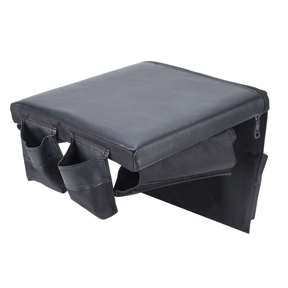 ALSANIDI, Wooden car arm rest, car Merca, Black, Size 32*28*5Cm