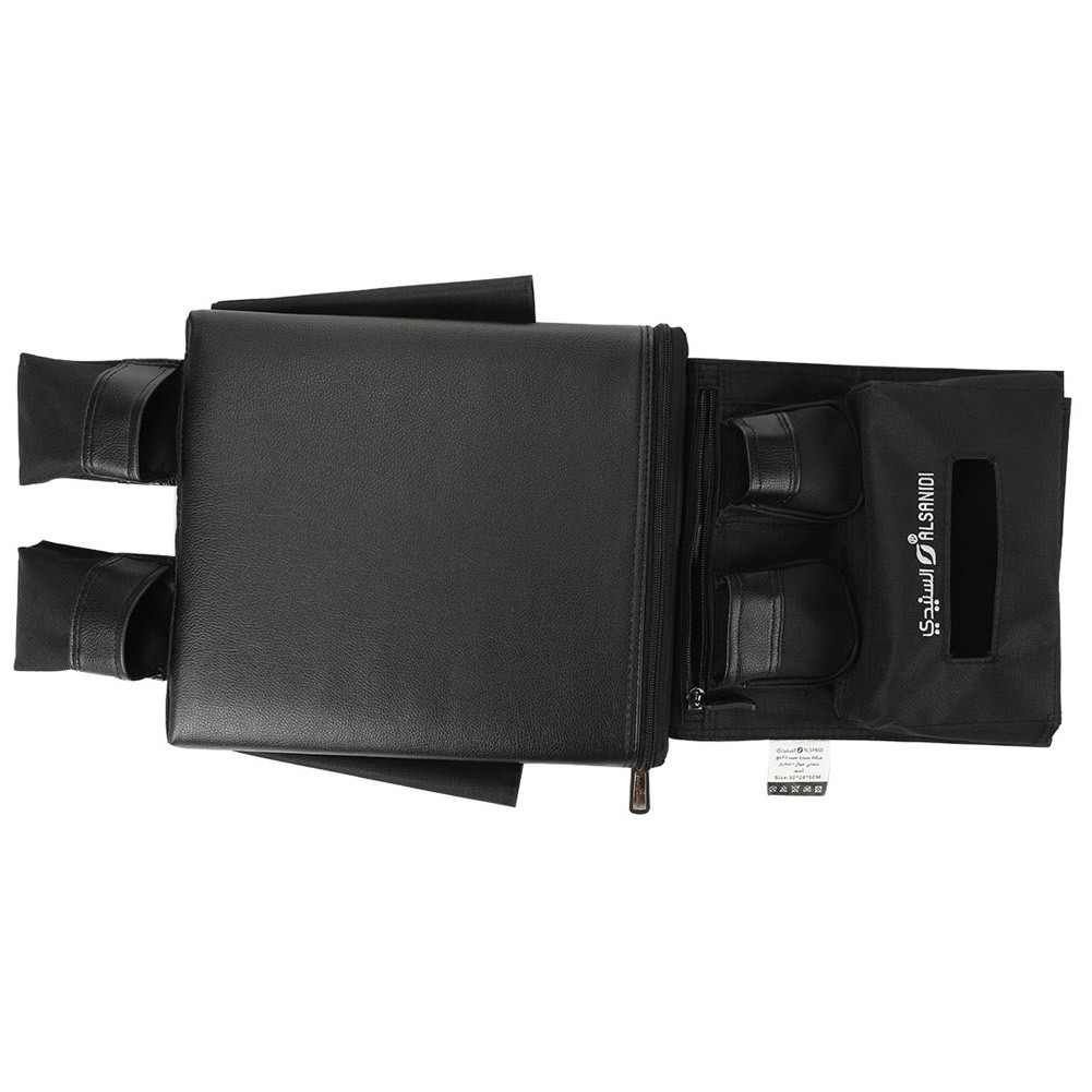 ALSANIDI, Wooden car arm rest, car Merca, Black, Size 32*28*5Cm